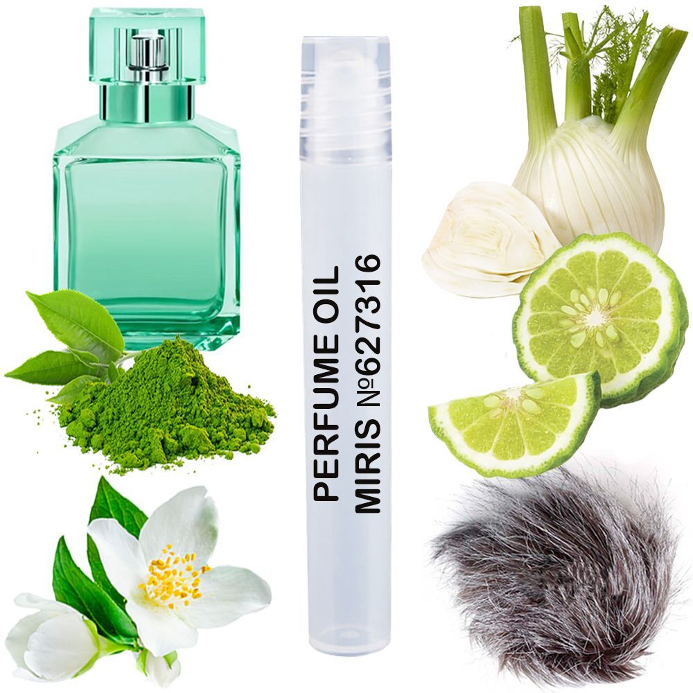 MIRIS No. 627316, Inspired by Aqua Media Cologne Forte, Long-Lasting Unisex Perfume Oil for Women & Men Roll-On, Rollerball 0.34 Fl Oz / 10 ml