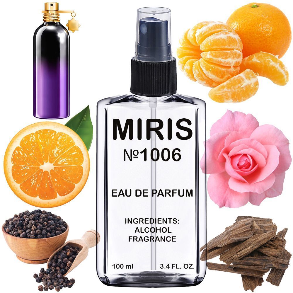 MIRIS No.1006 | Impression of Aoud Sense | Unisex For Women and Men Eau de Parfum | 3.4 Fl Oz / 100 ml