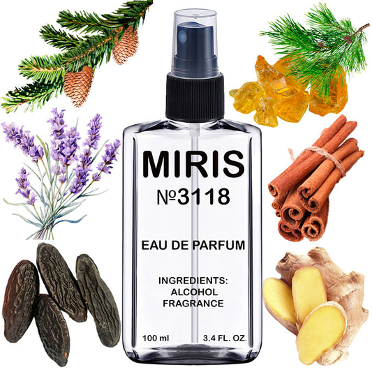 MIRIS No. 3118 | Inspired | Men Eau de Parfum | 3.4 Fl Oz
