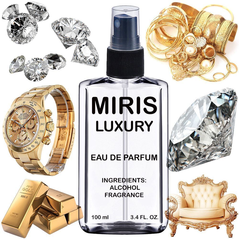 MIRIS Luxury Unisex For Women and Men Eau de Parfum | 3.4 Fl Oz / 100 ml