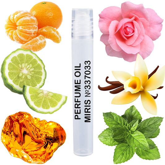 MIRIS Perfume Oil No. 337033, Inspired by Midnight Pois, Long-Lasting Women Roll-On, Rollerball 0.34 Fl Oz / 10 ml