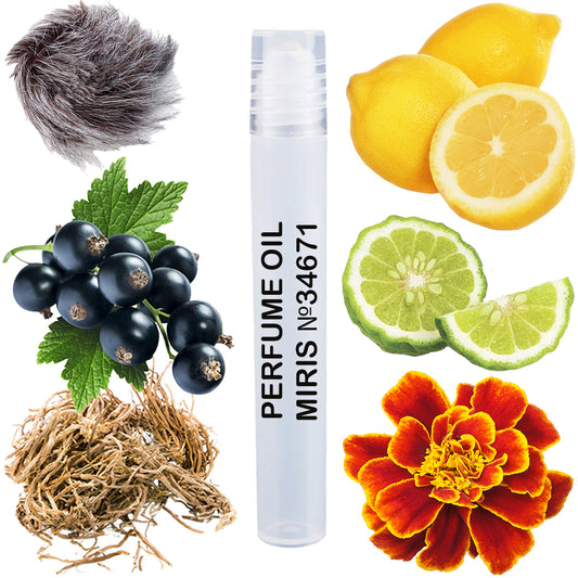 MIRIS Perfume Oil No. 34671 | Inspired | Unisex For Women and Men | Roll-On Alcohol Free | 0.34 Fl Oz