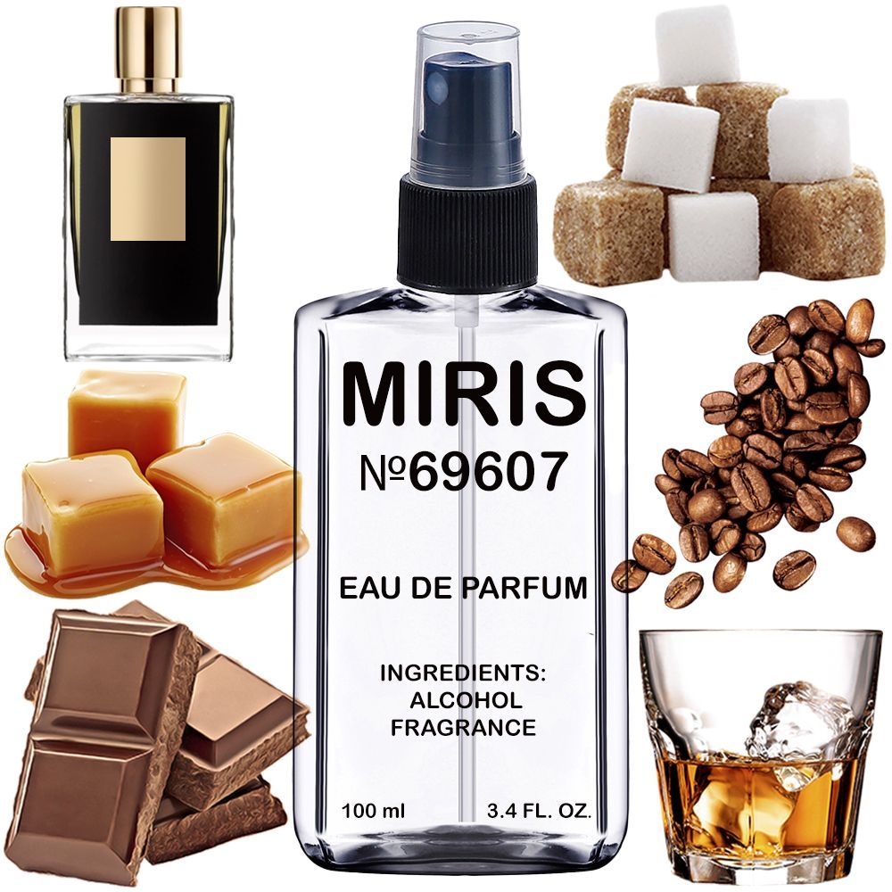 MIRIS No. 69607, Inspired by Black Phantom, Long-Lasting Unisex Eau de Parfum for Women & Men, Spray 3.4 Fl Oz / 100 ml