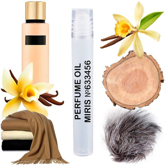 MIRIS No. 633456, Inspired by Bare Vanilla, Long-Lasting Perfume Oil for Women Roll-On, Rollerball 0.34 Fl Oz / 10 ml