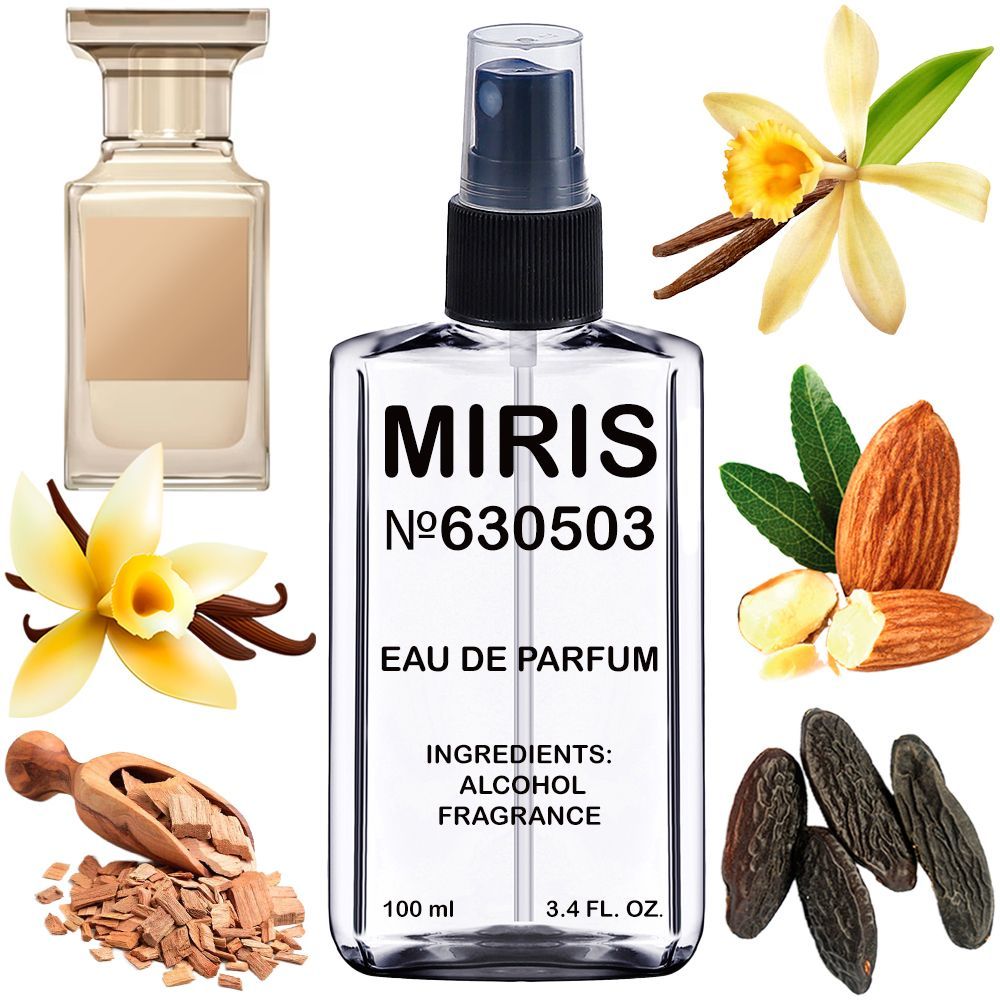 MIRIS No. 630503, Inspired by Vanilla Sex, Long-Lasting Unisex Eau de Parfum for Women & Men, Spray 3.4 Fl Oz / 100 ml