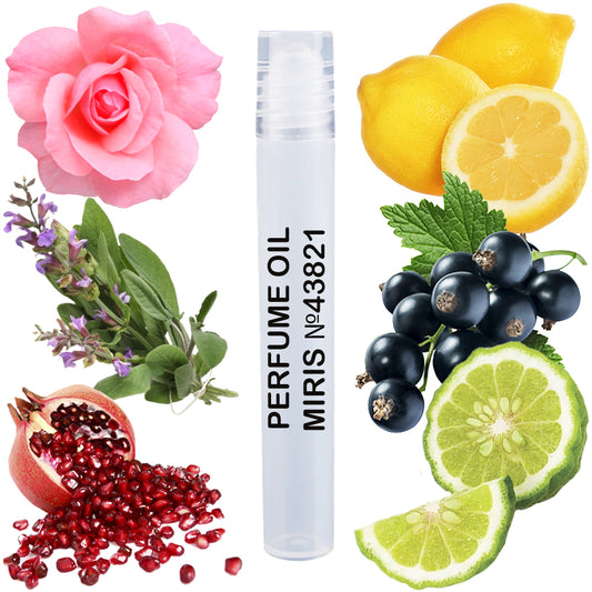 MIRIS Perfume Oil No. 43821 | Inspired | Unisex For Women and Men Roll-On Alcohol Free | 0.34 Fl Oz