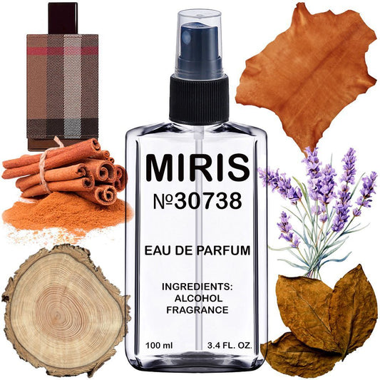 MIRIS No. 30738, Inspired by London, Long-Lasting Eau de Parfum for Men, Spray 3.4 Fl Oz / 100 ml