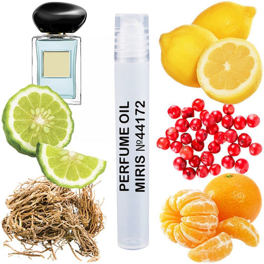 MIRIS No. 44172, Inspired by Prive Vetiver d'Hiver, Long-Lasting Perfume Oil for Men Roll-On, Rollerball 0.34 Fl Oz / 10 ml