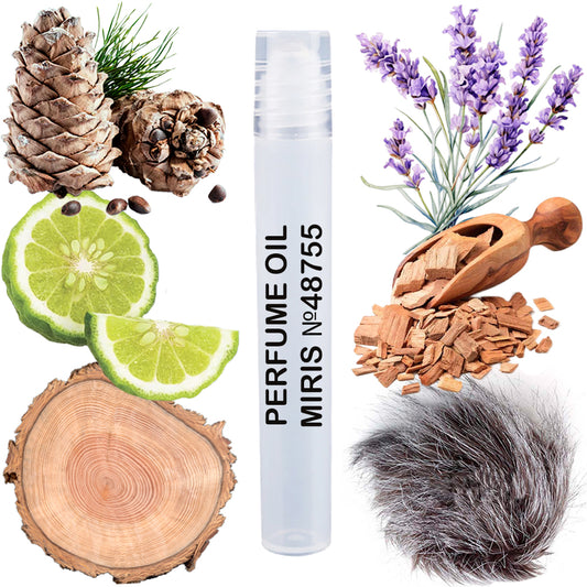 MIRIS Perfume Oil No. 48755 | Inspired | Unisex For Women and Men | Roll-On Alcohol Free | 0.34 Fl Oz