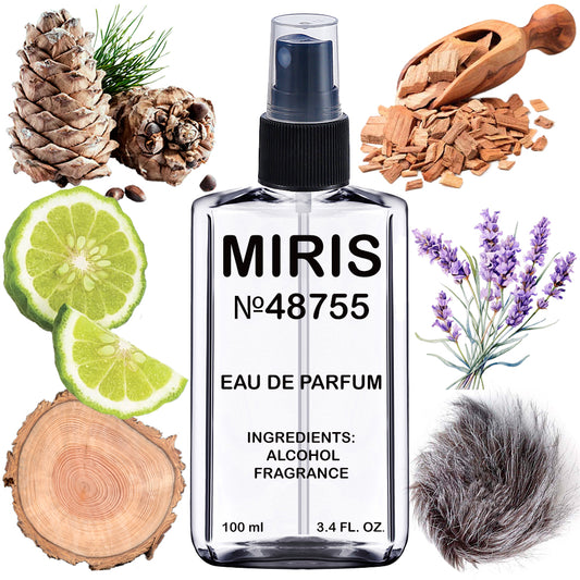MIRIS No. 48755, Inspired by Prives Rehab, Long-Lasting Unisex Eau de Parfum for Women and Men, Spray 3.4 Fl Oz / 100 ml