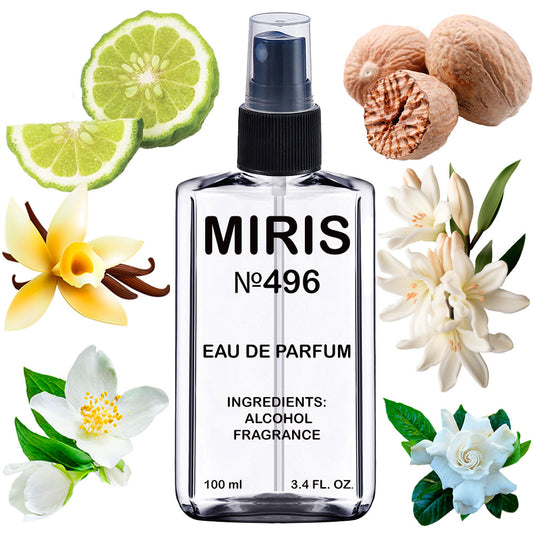 MIRIS No. 496, Inspired by Organza, Long-Lasting Women Eau de Parfum, Spray 3.4 Fl Oz / 100 ml