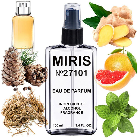 MIRIS No. 27101, Inspired by Horizon, Long-Lasting Eau de Parfum for Men, Spray 3.4 Fl Oz / 100 ml