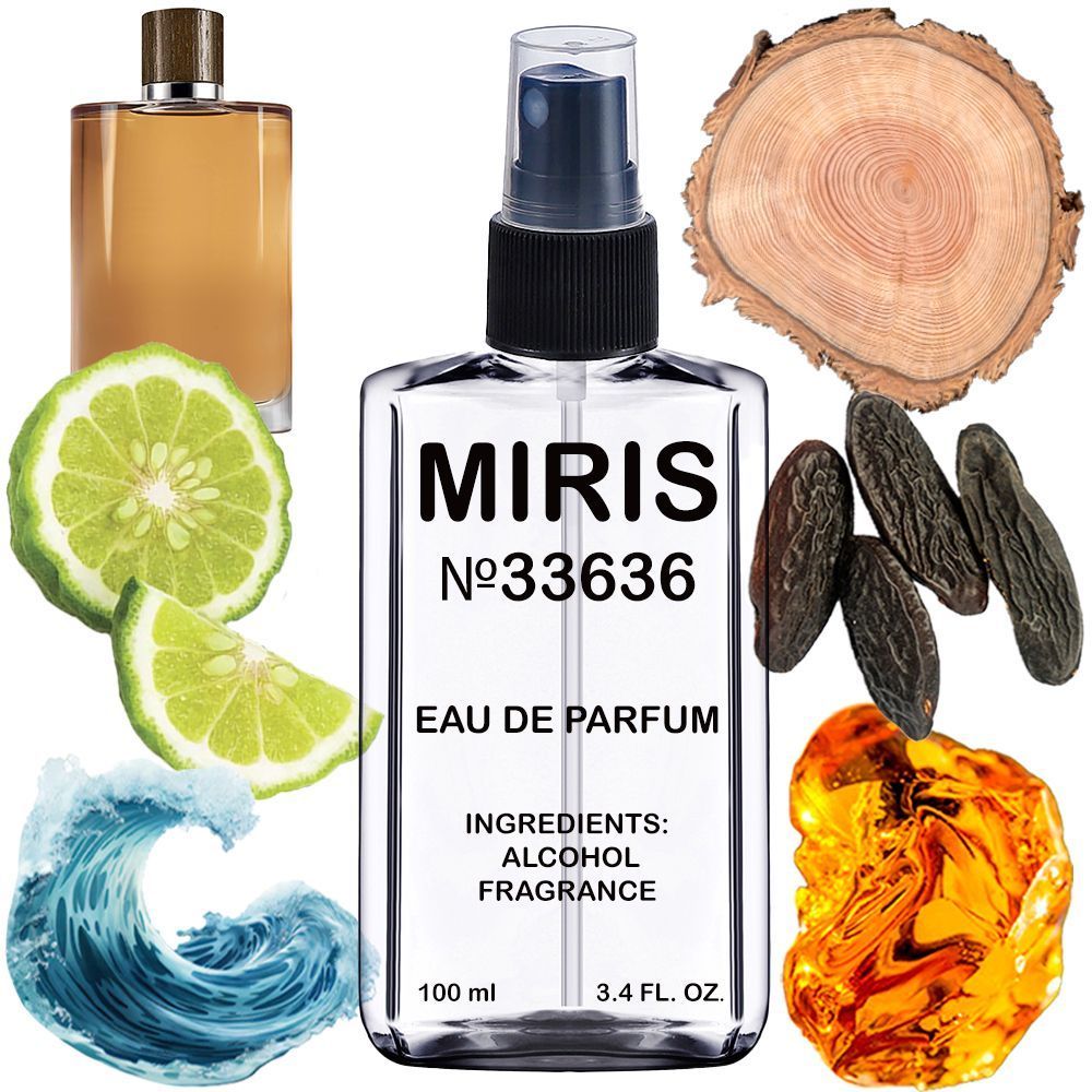 MIRIS No. 33636, Inspired by Aqua Di Gi Absolu, Long-Lasting Eau de Parfum for Men, Spray 3.4 Fl Oz / 100 ml