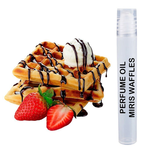 MIRIS Perfume Oil Waffles Unisex For Women and Men Roll-On Alcohol Free | 0.34 Fl Oz / 10 ml