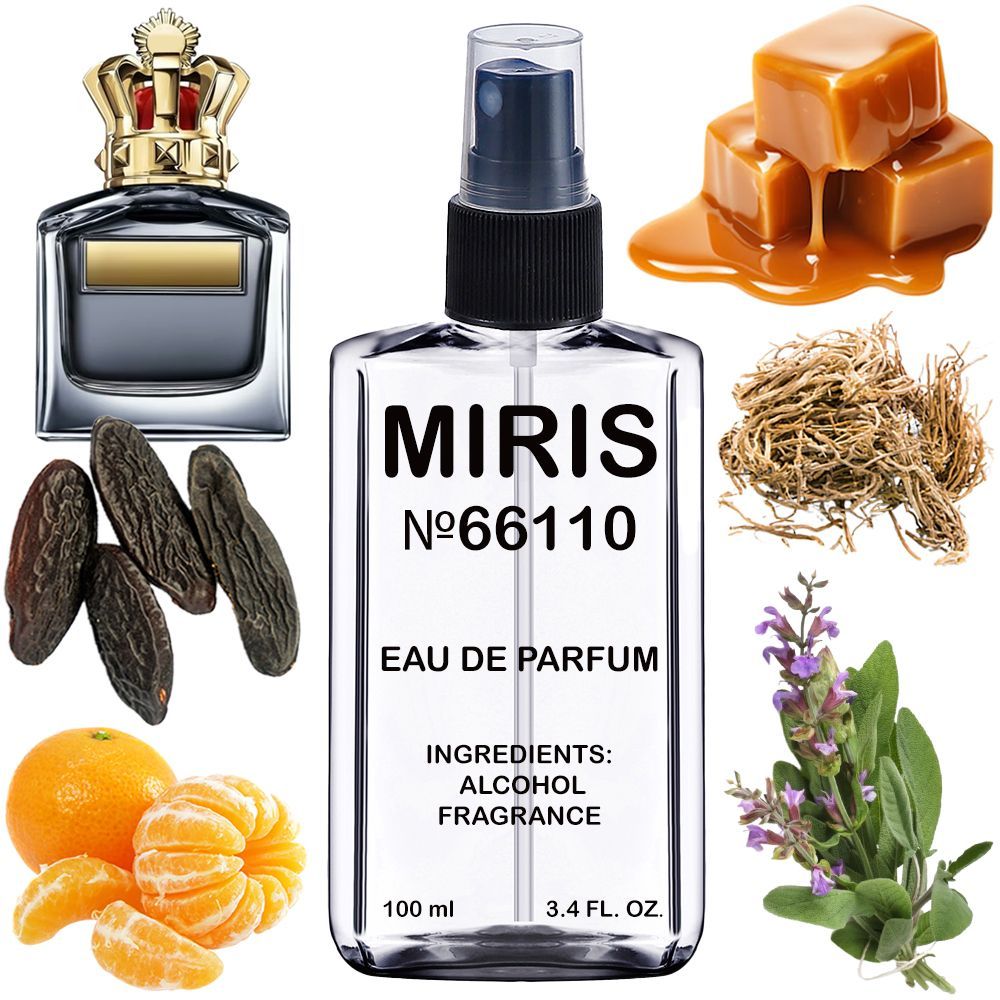 MIRIS No. 66110, Inspired by Scandal Pour Homme, Long-Lasting Eau de Parfum for Men, Spray 3.4 Fl Oz / 100 ml