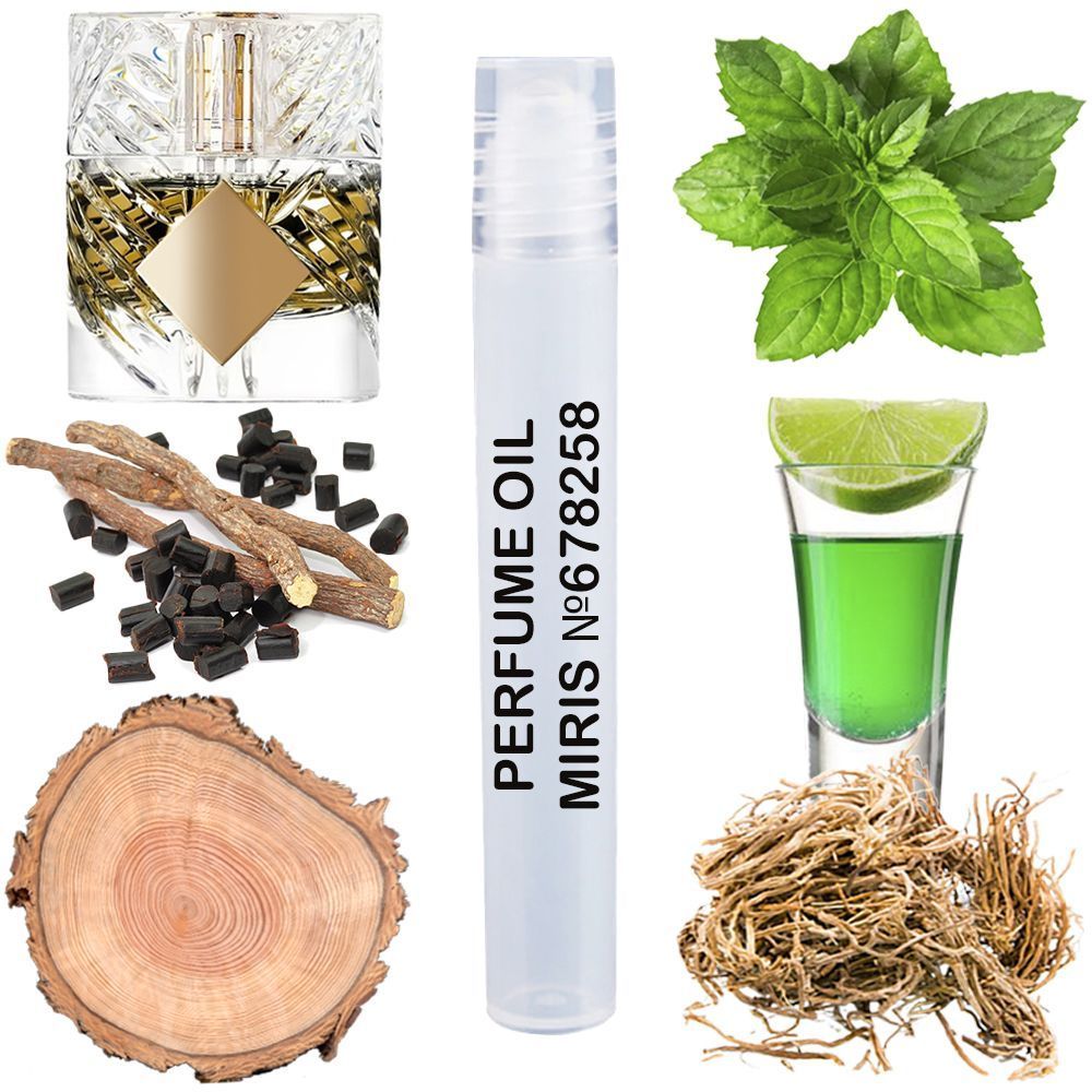 MIRIS No. 678258, Inspired by L'Heure Verte, Long-Lasting Unisex Perfume Oil for Women & Men Roll-On, Rollerball 0.34 Fl Oz / 10 ml