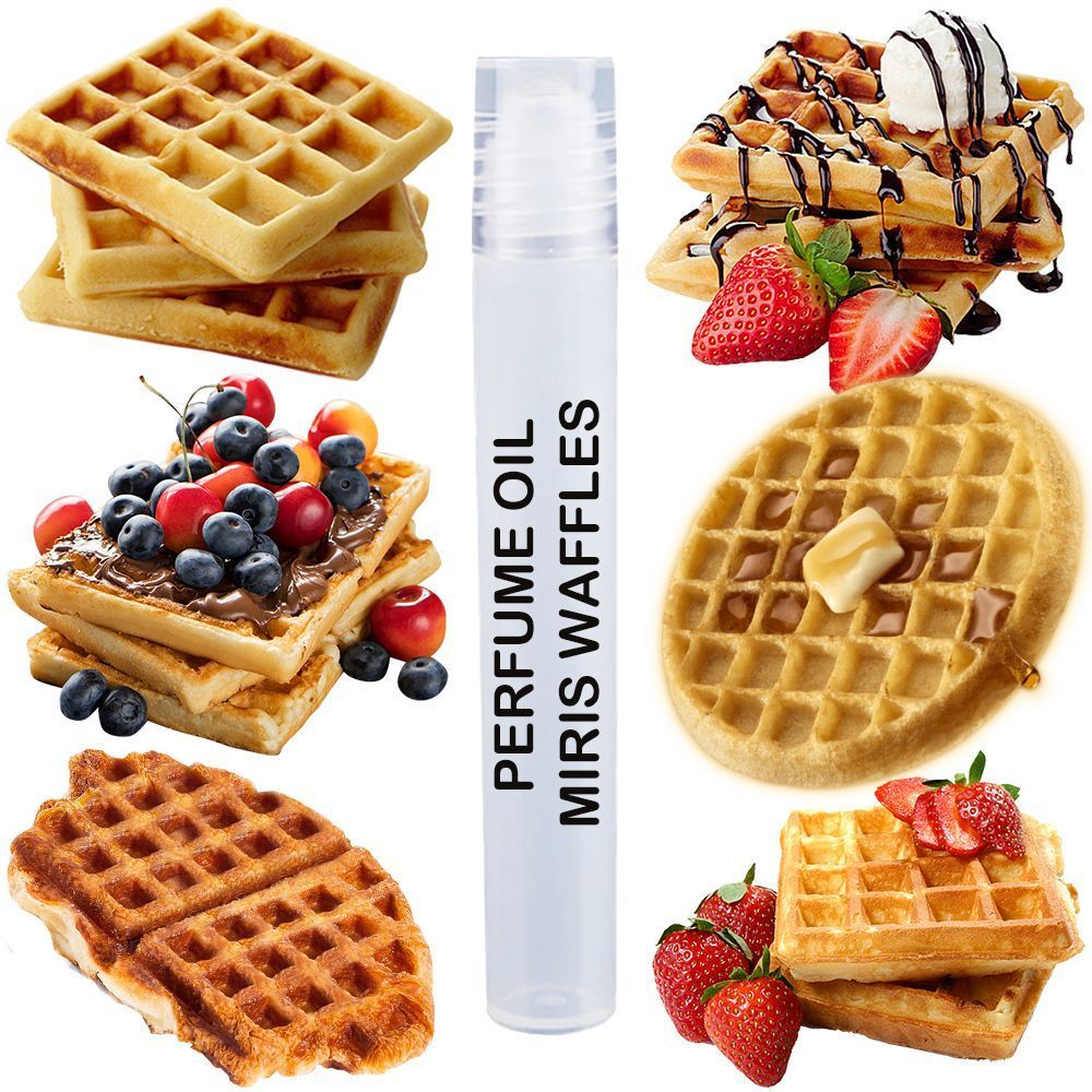 MIRIS Perfume Oil Waffles Unisex For Women and Men Roll-On Alcohol Free | 0.34 Fl Oz / 10 ml