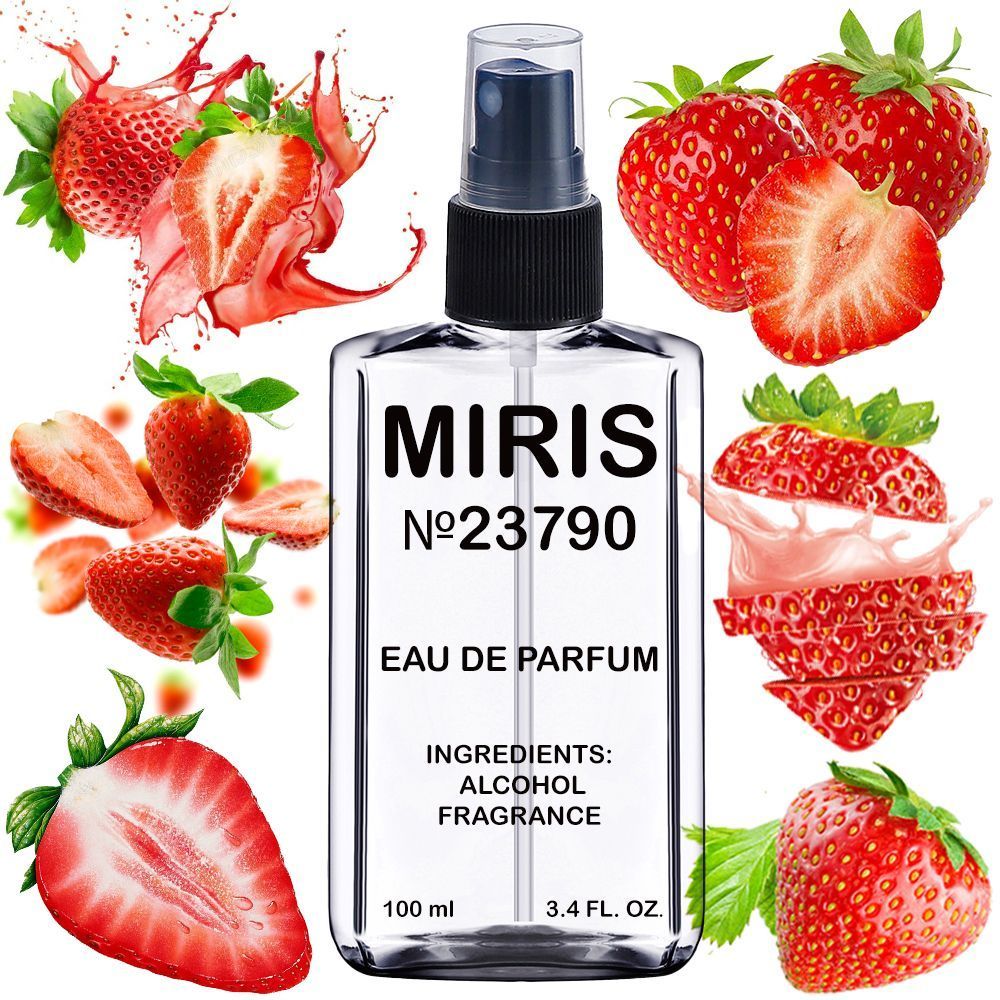 MIRIS No.23790 Strawberry Unisex For Women and Men Eau de Parfum | 3.4 Fl Oz / 100 ml