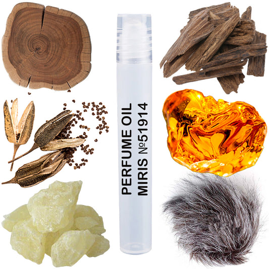 MIRIS Perfume Oil No. 51914 | Inspired | Unisex For Women and Men Roll-On Alcohol Free | 0.34 Fl Oz