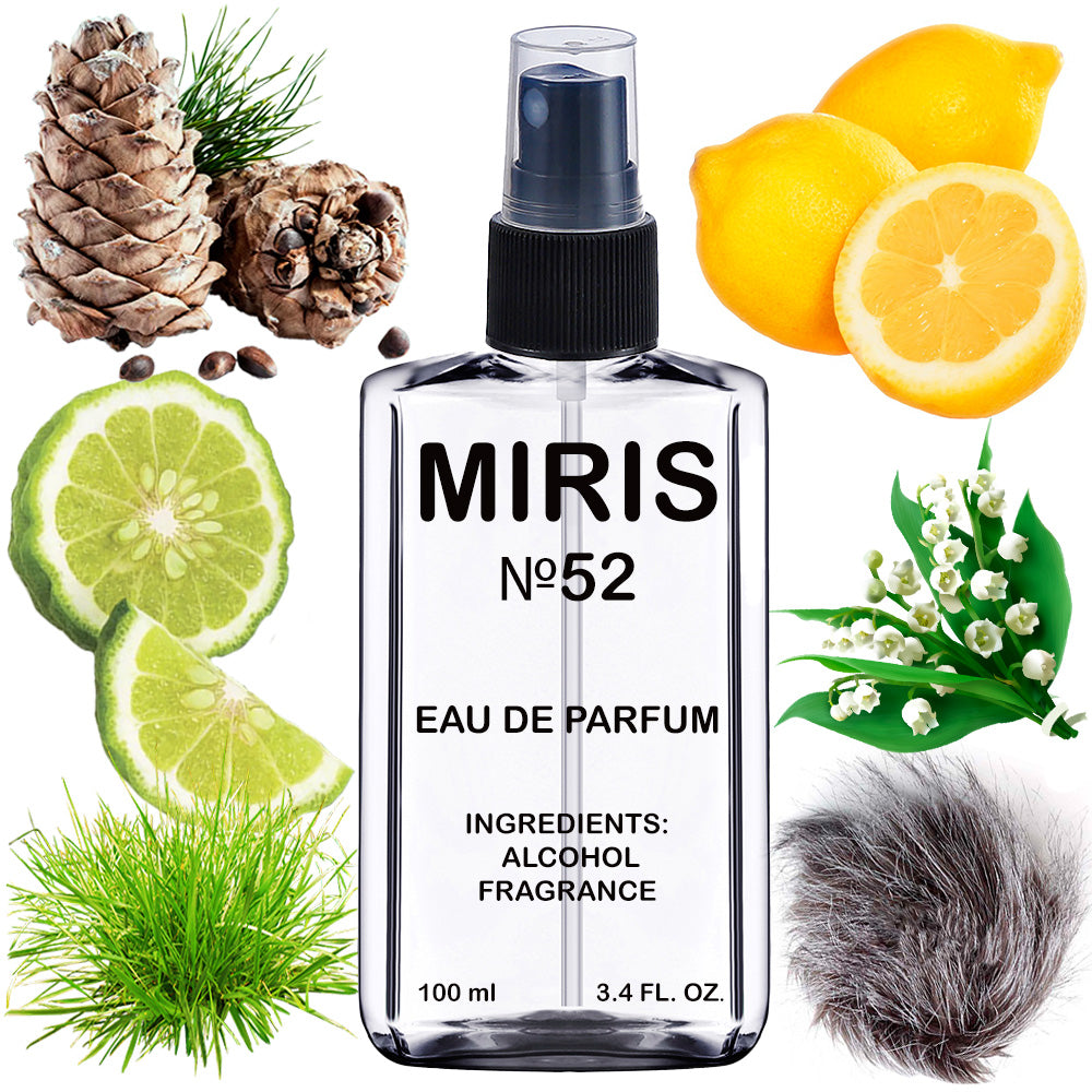 MIRIS No. 52 | Inspired | Unisex For Women and Men Eau de Parfum | 3.4 Fl Oz