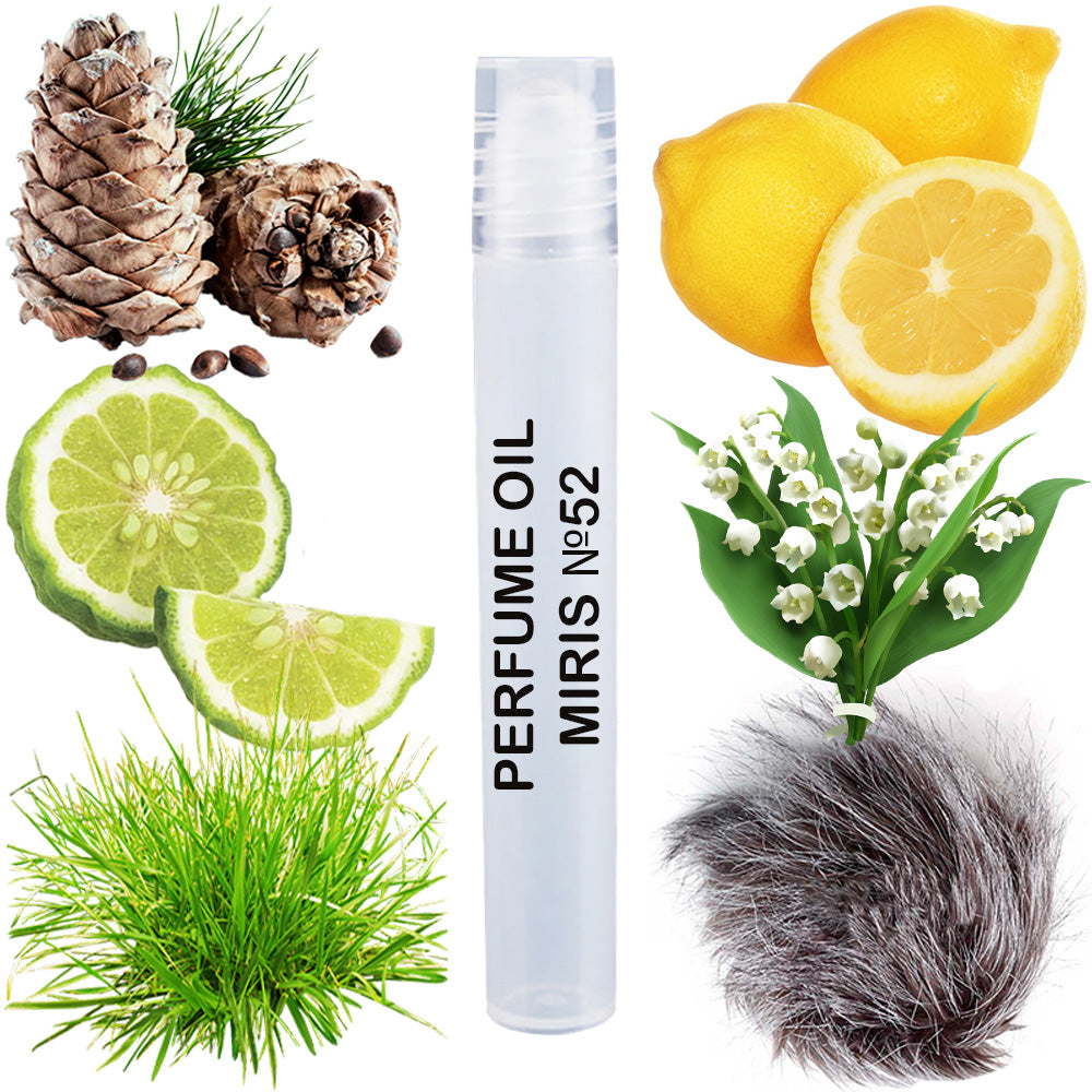 MIRIS Perfume Oil No. 52 | Inspired | Unisex For Women and Men | Roll-On Alcohol Free | 0.34 Fl Oz