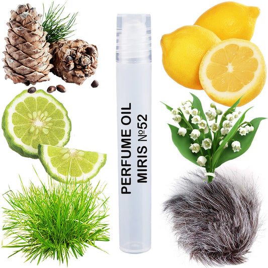 MIRIS Perfume Oil No. 52 | Inspired | Unisex For Women and Men | Roll-On Alcohol Free | 0.34 Fl Oz