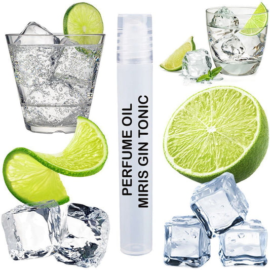 MIRIS Gin Tonic, Long-Lasting Unisex Perfume Oil for Women & Men Roll-On, Rollerball 0.34 Fl Oz / 10 ml