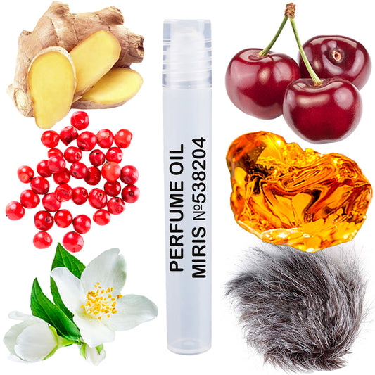 MIRIS Perfume Oil No. 538204 | Inspired | Unisex For Women and Men Roll-On Alcohol Free | 0.34 Fl Oz