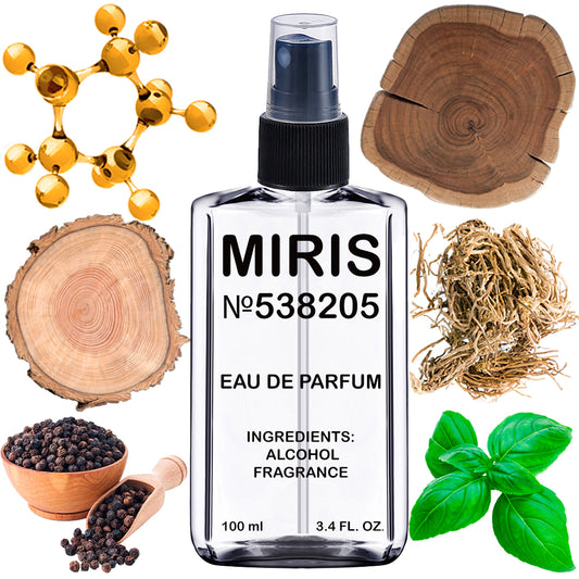 MIRIS No. 538205 | Inspired | Unisex For Women and Men Eau de Parfum | 3.4 Fl Oz