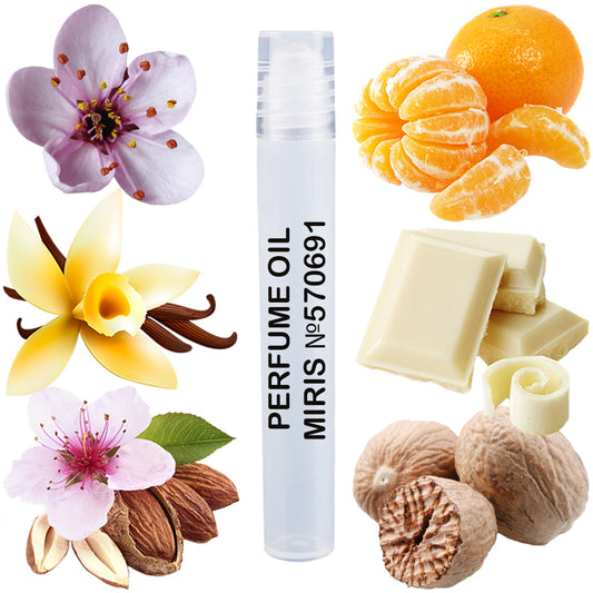 MIRIS Perfume Oil No. 570691 | Inspired | Unisex For Women and Men Roll-On Alcohol Free | 0.34 Fl Oz