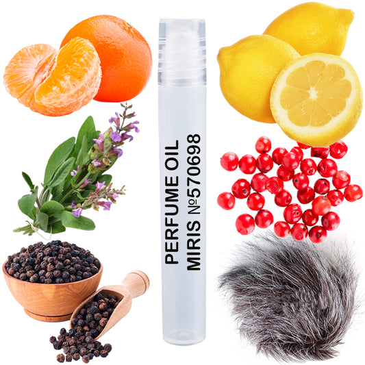 MIRIS Perfume Oil No. 570698 | Inspired | Unisex For Women and Men Roll-On Alcohol Free | 0.34 Fl Oz