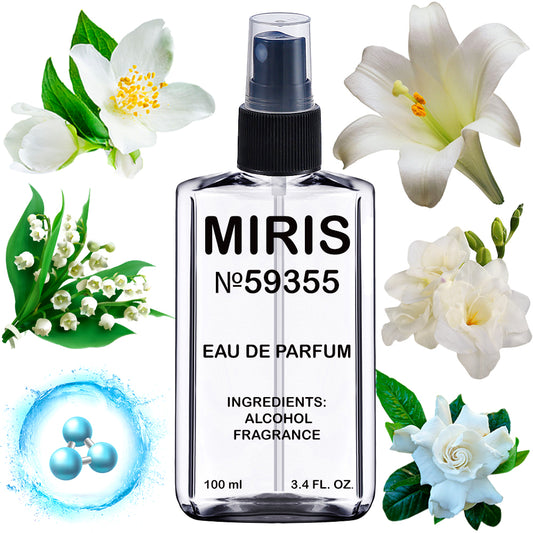 MIRIS No. 59355 | Inspired | Unisex For Women and Men Eau de Parfum | 3.4 Fl Oz