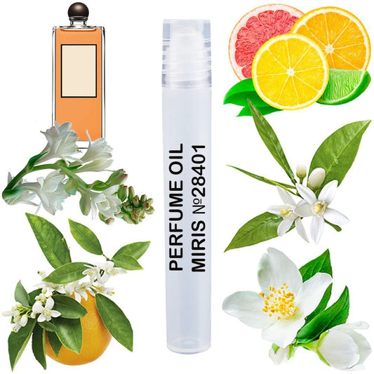 MIRIS No. 28401, Inspired by Fleurs d'Oranger, Long-Lasting Unisex Perfume Oil for Women & Men Roll-On, Rollerball 0.34 Fl Oz / 10 ml
