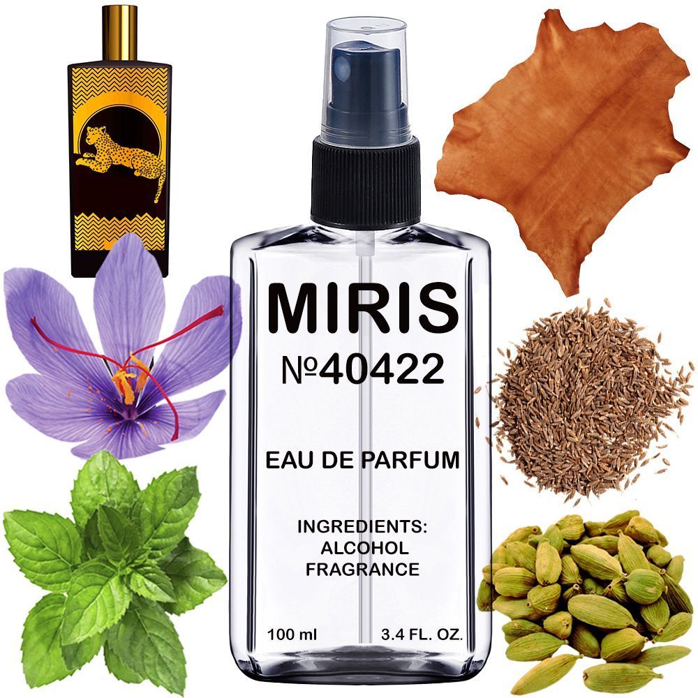 MIRIS No.40422 | Impression of African Leather | Unisex For Women and Men Eau de Parfum | 3.4 Fl Oz / 100 ml