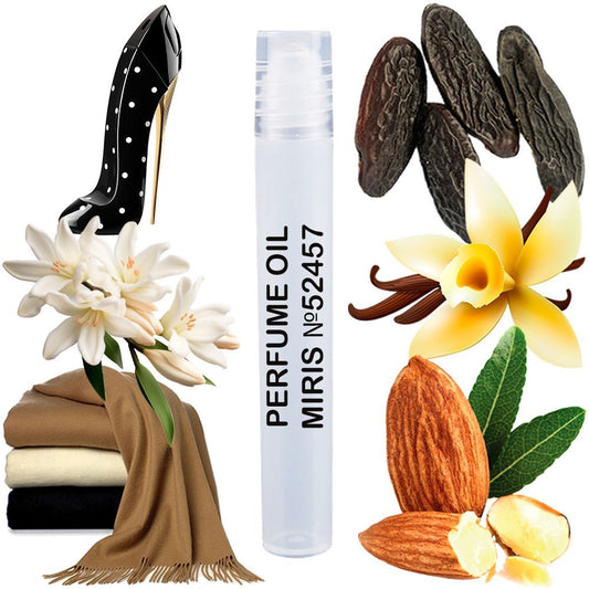 MIRIS No. 52457, Inspired by Good Girl Dot Drama, Long-Lasting Perfume Oil for Women Roll-On, Rollerball 0.34 Fl Oz / 10 ml
