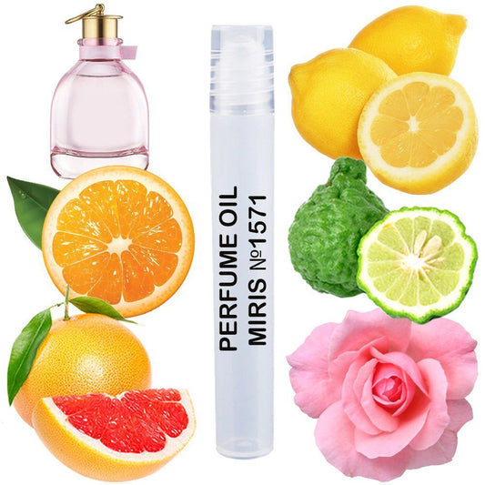 MIRIS No. 1571, Inspired by Rumeur 2 Rose, Long-Lasting Perfume Oil for Women Roll-On, Rollerball 0.34 Fl Oz / 10 ml