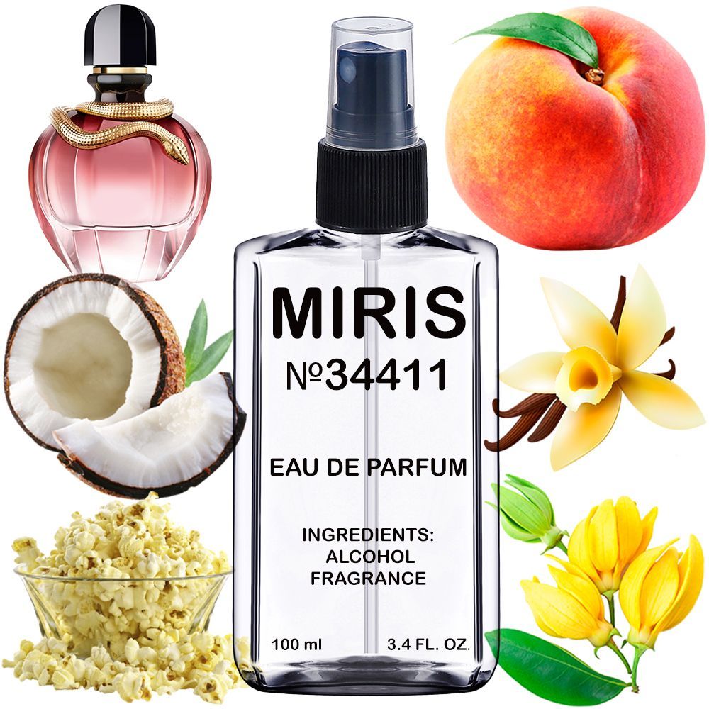 MIRIS No.34411 | Impression of Pure XS For Her | Women Eau de Parfum | 3.4 Fl Oz / 100 ml