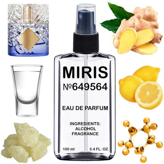 MIRIS No. 649564, Inspired by Blue Moon Ginger Dash, Long-Lasting Unisex Eau de Parfum for Women & Men, Spray 3.4 Fl Oz / 100 ml
