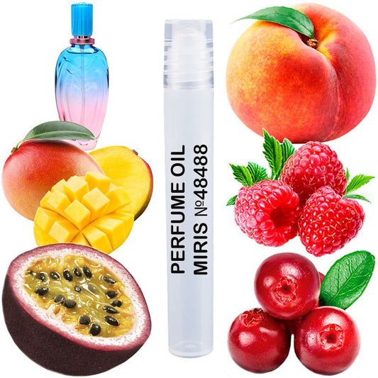 MIRIS No. 48488, Inspired by Island Kiss, Long-Lasting Perfume Oil for Women Roll-On, Rollerball 0.34 Fl Oz / 10 ml