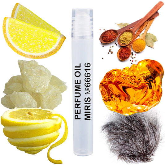 MIRIS Perfume Oil No. 66616 | Inspired | Unisex For Women and Men Roll-On Alcohol Free | 0.34 Fl Oz