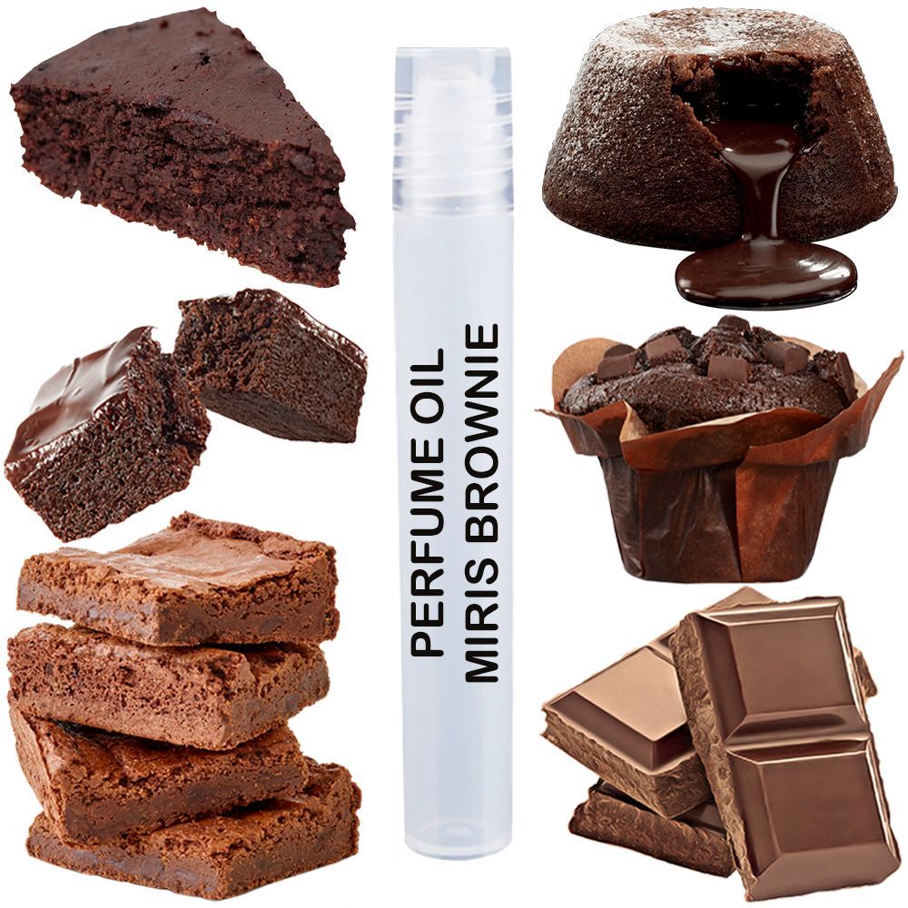 MIRIS Brownie, Long-Lasting Unisex Perfume Oil for Women & Men Roll-On, Rollerball 0.34 Fl Oz / 10 ml