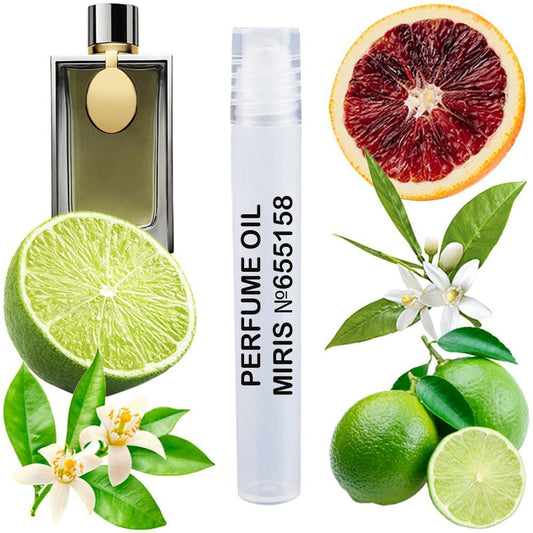 MIRIS No. 655158, Inspired by Mesh Metal, Long-Lasting Unisex Perfume Oil for Women & Men Roll-On, Rollerball 0.34 Fl Oz / 10 ml