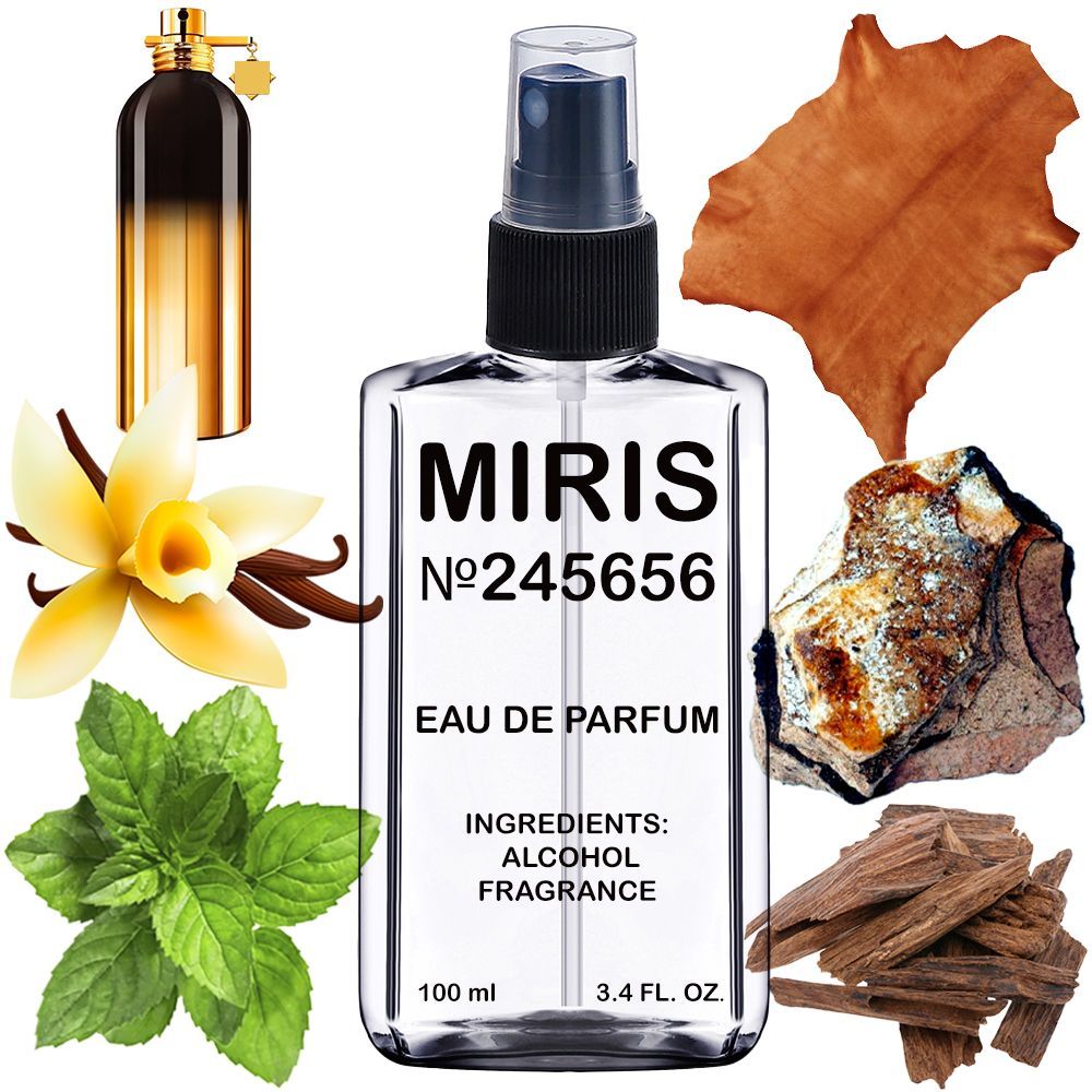 MIRIS No.245656 | Impression of Leather Patchouli | Unisex For Women and Men Eau de Parfum | 3.4 Fl Oz / 100 ml