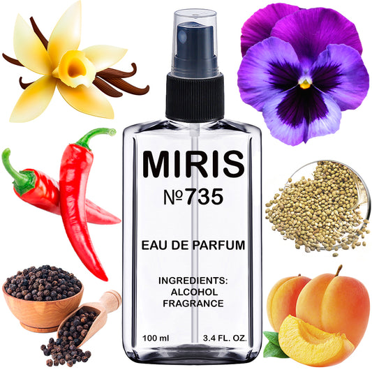 MIRIS No. 735, Inspired by Ultraviolet, Long-Lasting Women Eau de Parfum, Spray 3.4 Fl Oz / 100 ml
