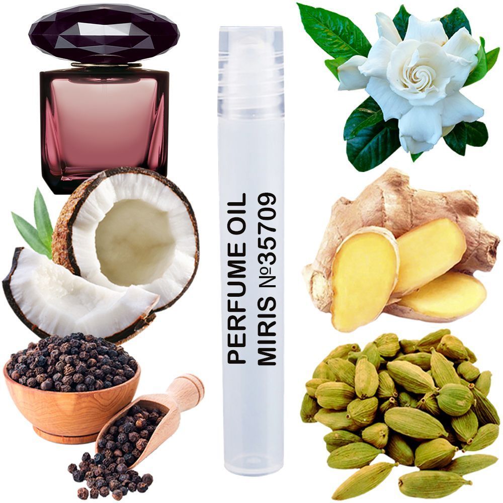 MIRIS No. 35709, Inspired by Crystal Noir, Long-Lasting Perfume Oil for Women Roll-On, Rollerball 0.34 Fl Oz / 10 ml