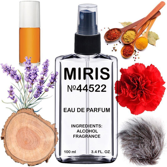 MIRIS No. 44522, Inspired by Musk, Long-Lasting Eau de Parfum for Men, Spray 3.4 Fl Oz / 100 ml