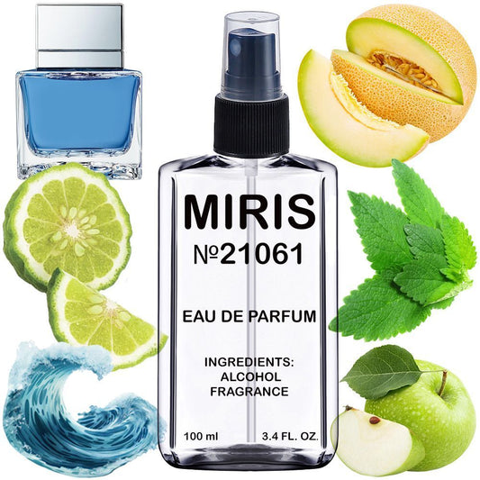 MIRIS No.21061 | Impression of Blue Seduction Men | Men Eau de Parfum | 3.4 Fl Oz / 100 ml