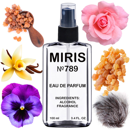 MIRIS No. 789, Inspired by Flower, Long-Lasting Women Eau de Parfum, Spray 3.4 Fl Oz / 100 ml