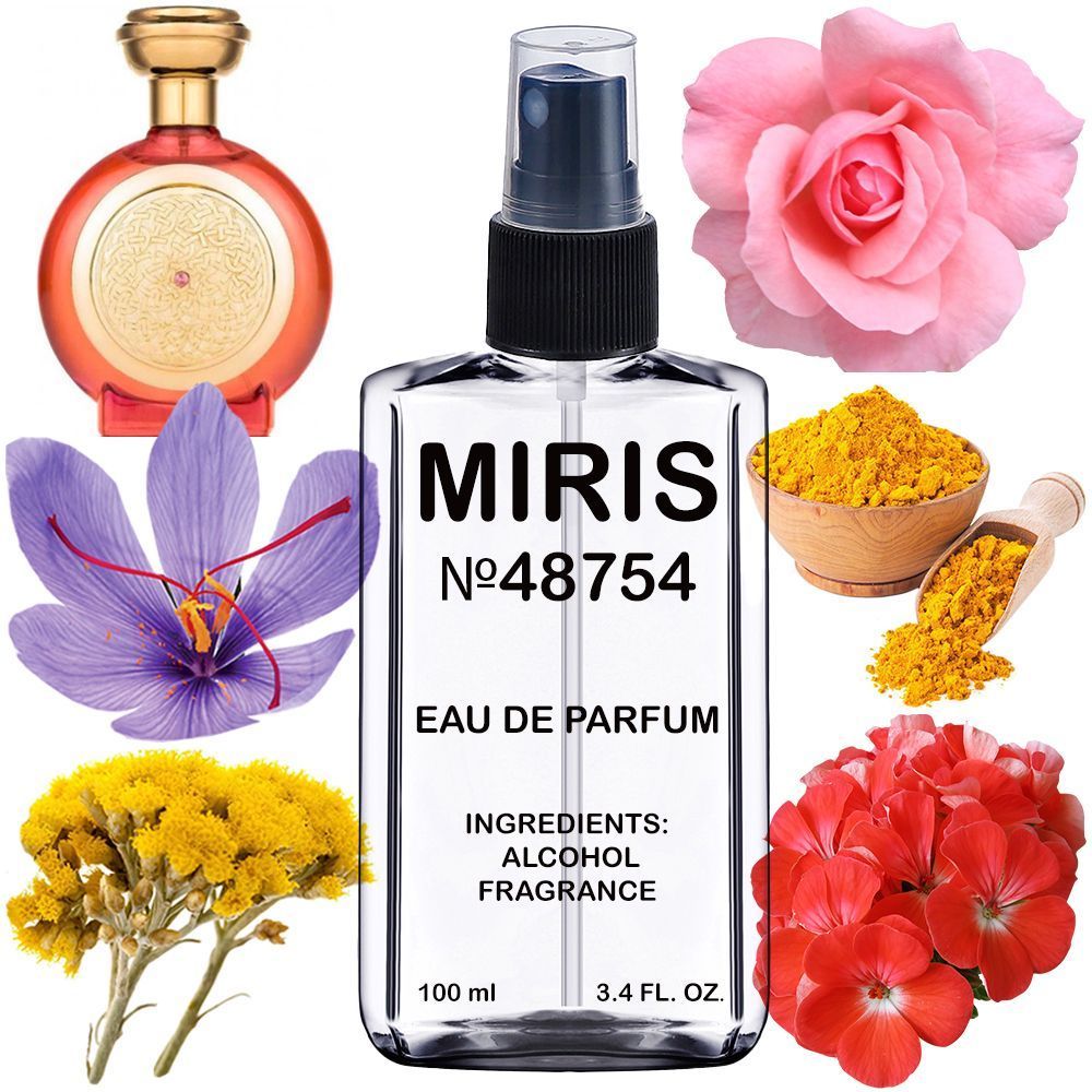 MIRIS No.48754 | Impression of Rose Sapphire | Unisex For Women and Men Eau de Parfum | 3.4 Fl Oz / 100 ml