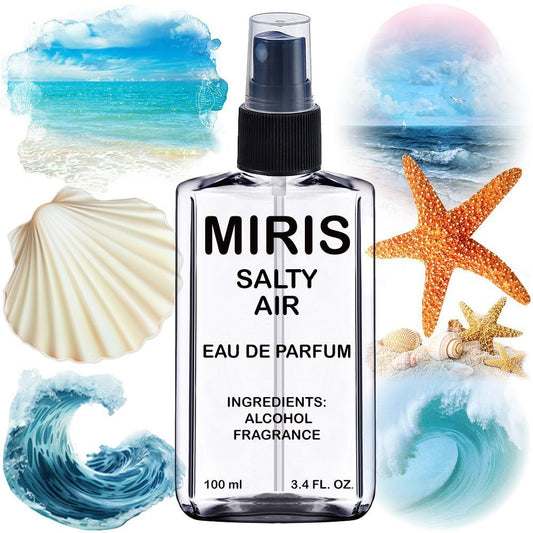MIRIS Salty Air, Long-Lasting Eau de Parfum Unisex for Women and Men, Spray 3.4 Fl Oz / 100 ml